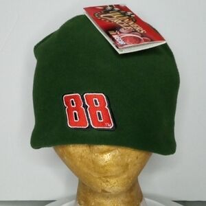Winner's Circle Nascar 88 Beanie Cap Green Grey,  NWT